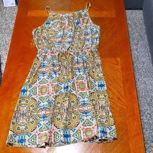 Tacera Paisley Print Dress